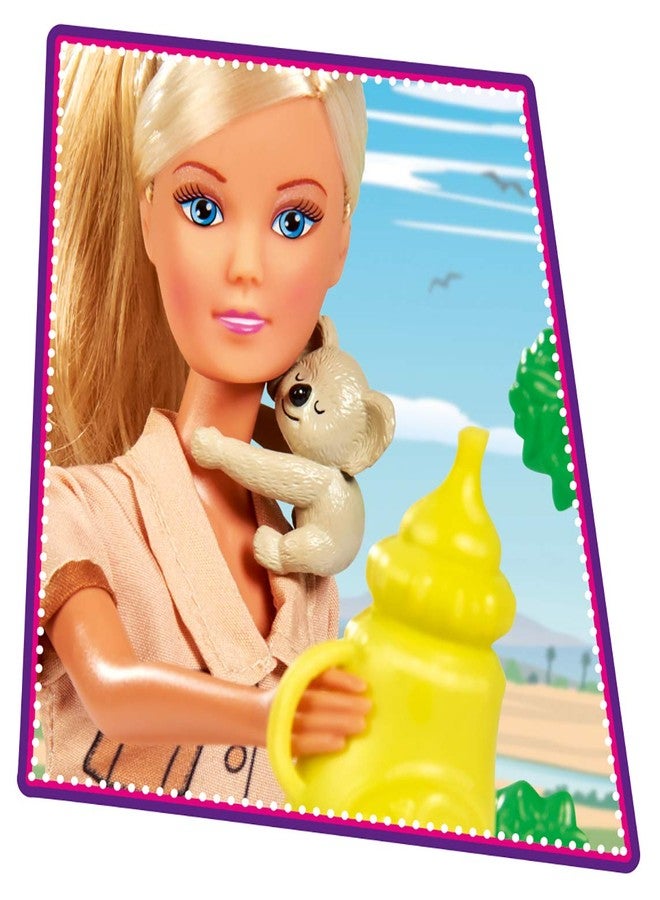 Steffi Love Simba Koala. Doll Takes Care of The Koala Family with Climbing Tree, Food and Water Bottle - Image 3